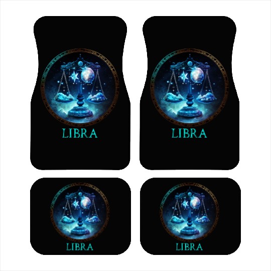 Embrace Your Libra Identity: Libra Pride Zodiac Car Mats