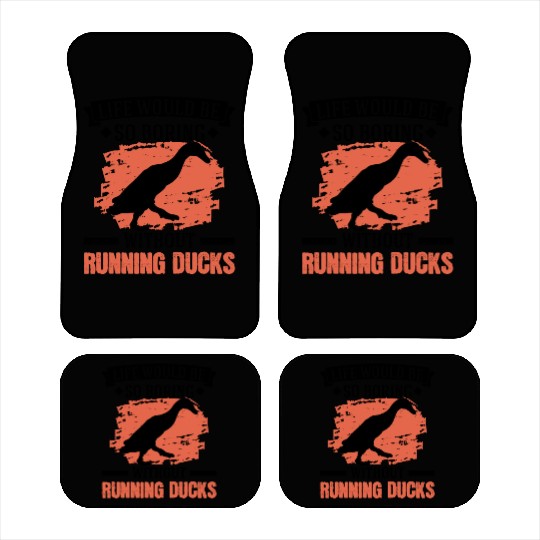 Indian Runner Gift Running Duck Car Mats