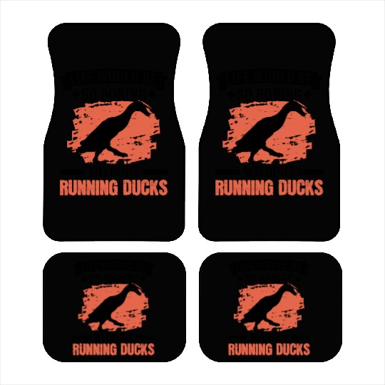 Indian Runner Gift Running Duck Car Mats