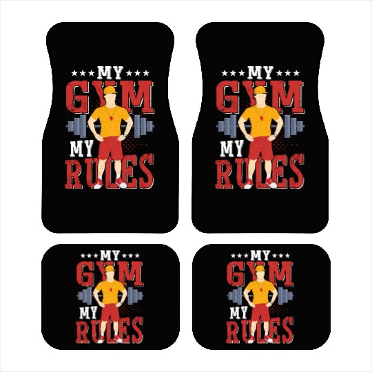 My Gym My Rules School Physical Education Car Mats