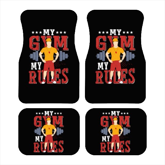 My Gym My Rules School Physical Education Car Mats
