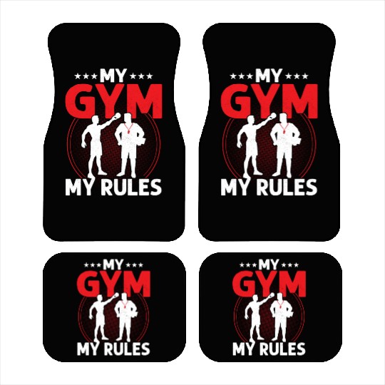 My Gym My Rules Physical Education School Car Mats