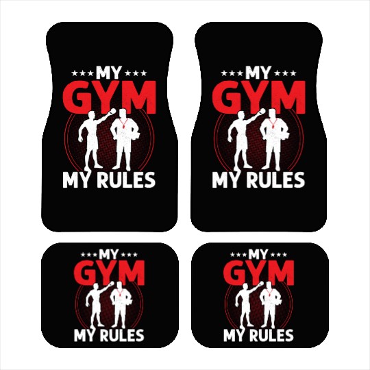 My Gym My Rules Physical Education School Car Mats