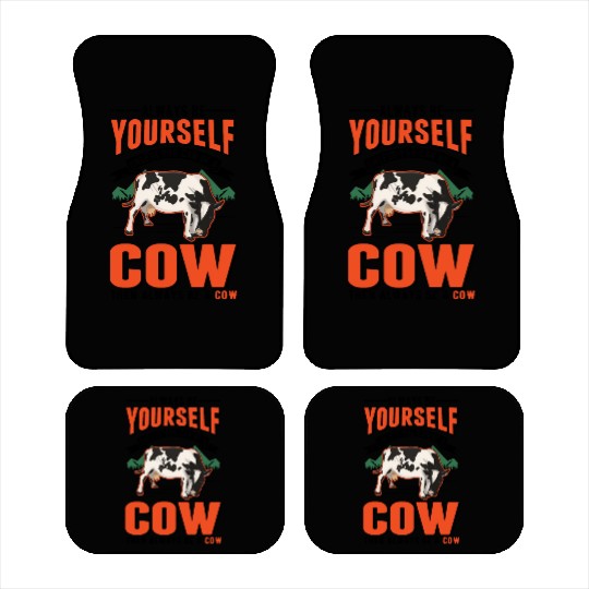 Cow Gift Farmer Cattle Breeder Cows Car Mats