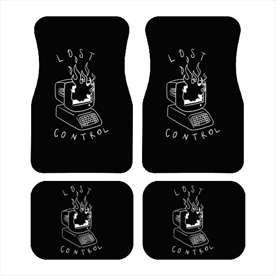 Lost Control: A Retro Computer Inspired Design Car Mats