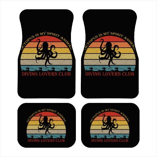 Octopus Lover Car Mats