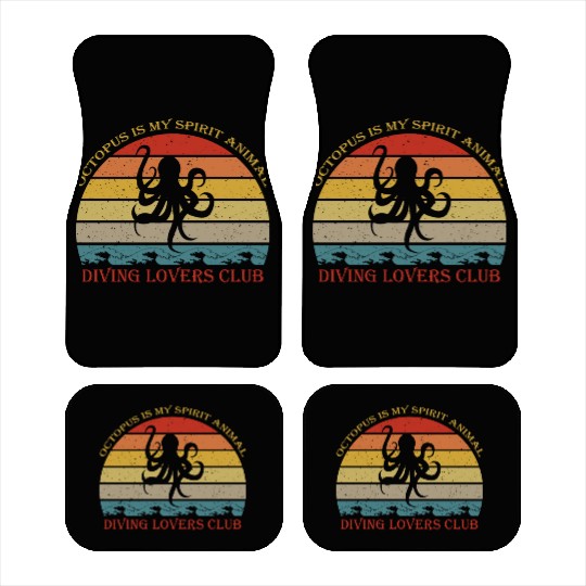 Octopus Lover Car Mats