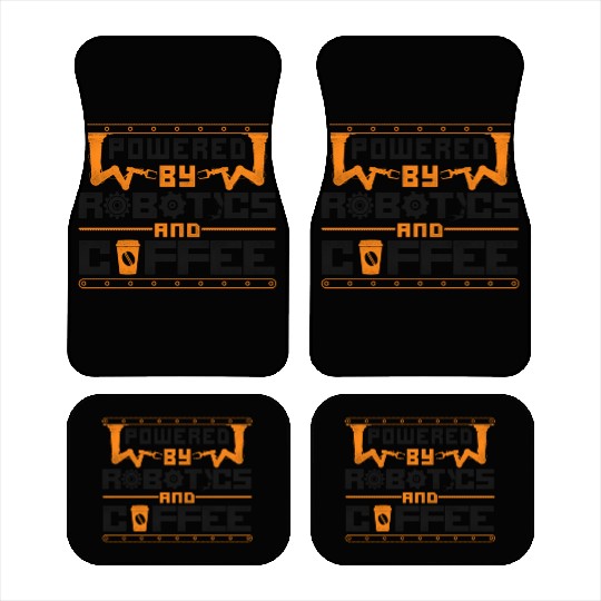 Robot Robotics Engineer Coffee Car Mats