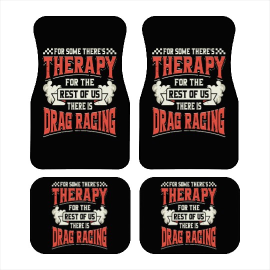 Funny Drag Racing Race Quote Car Mats