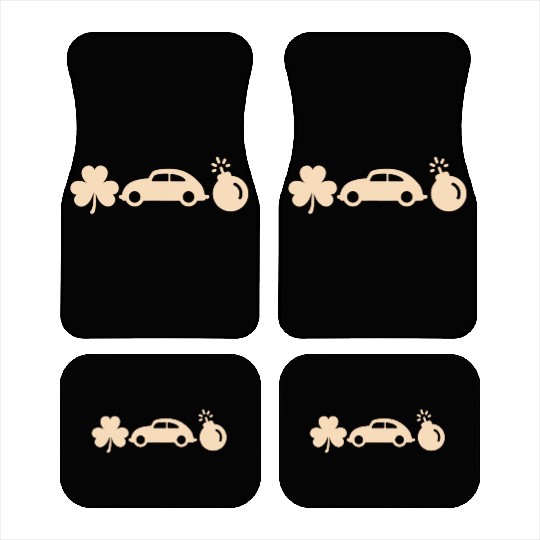 Irish Car Bomb St Patricks Day Alcohol Pub Crawl Car Mats