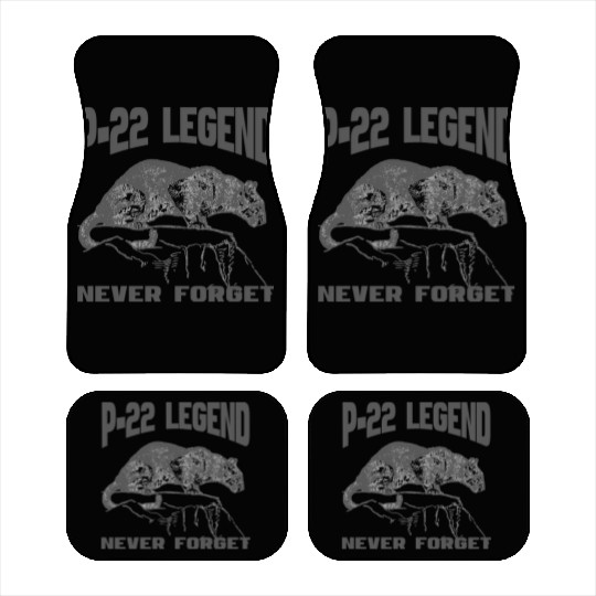 P22 MOUNTAIN LION SILVER LAKE NEVER FORGET Car Mats