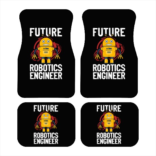 Robot Robotics Engineer Boy Girl Car Mats
