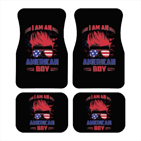 I AM AN AMERICAN BOY Car Mats