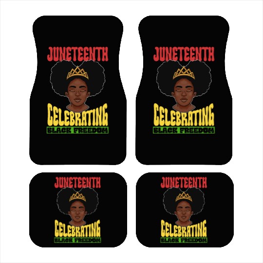 Juneteenth Celebrating Black Freedom 1865 African Car Mats