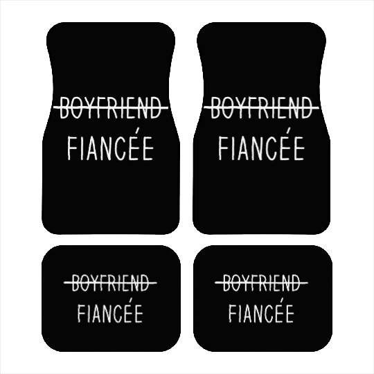 Couple Engagement Engaged Men Funny Fiancee Car Mats