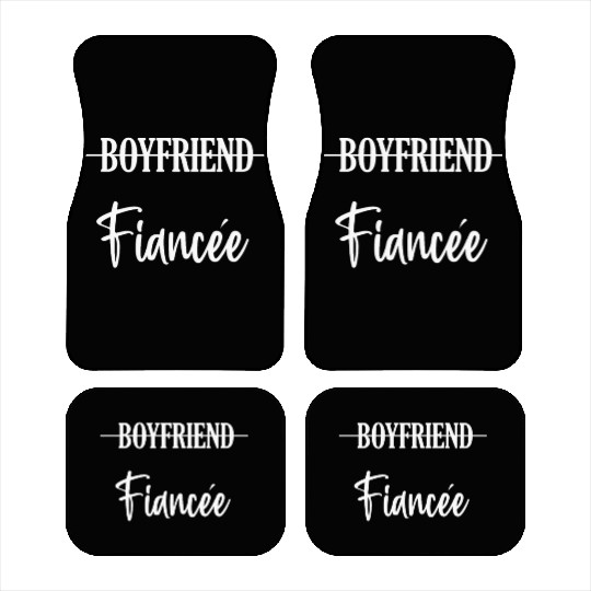 Couple Engagement Engaged Men Funny Fiancee Car Mats