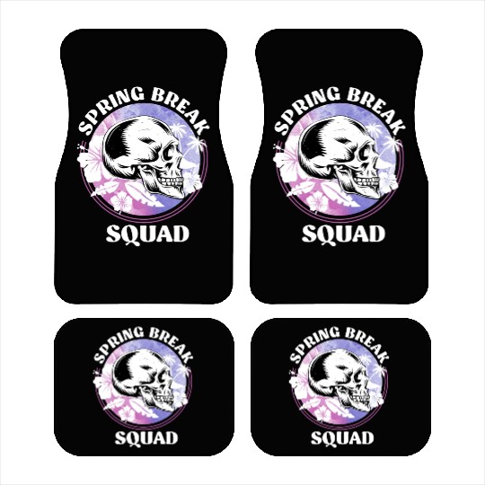 Spring Break Squad Summer Vacation Spring Break Car Mats