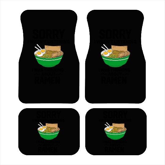 Funny Quote For Ramen Car Mats