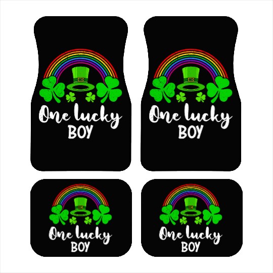 One Lucky Boy St Patrick's Day Car Mats