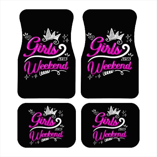 Girls Weekend Vacation Girls Trip Spring Break Car Mats