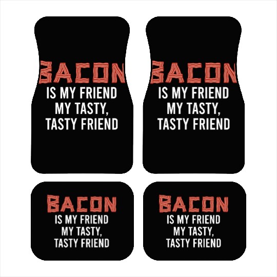 Funny Bacon Lover BBQ Car Mats