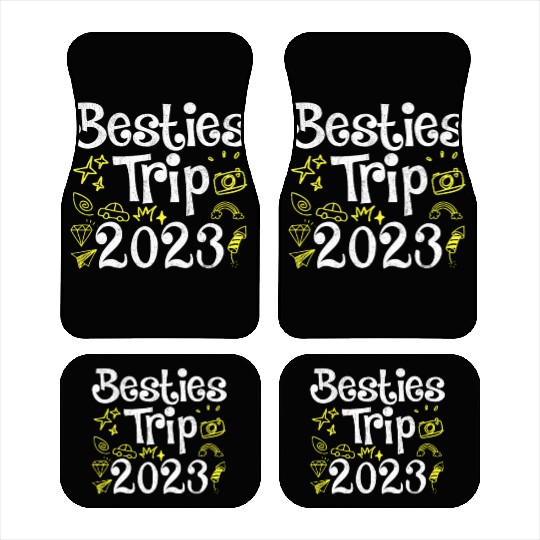 Besties Trip 2023 Summer Vacation Spring Break Car Mats