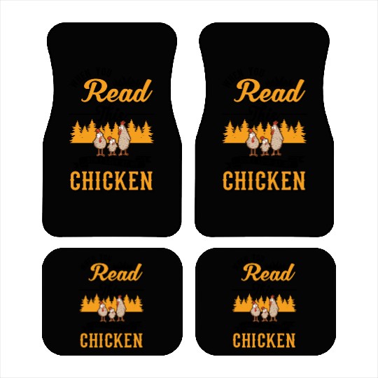 Chickens Chicken Farm Farmer Car Mats