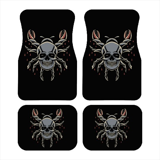 Skull Insect Car Mats