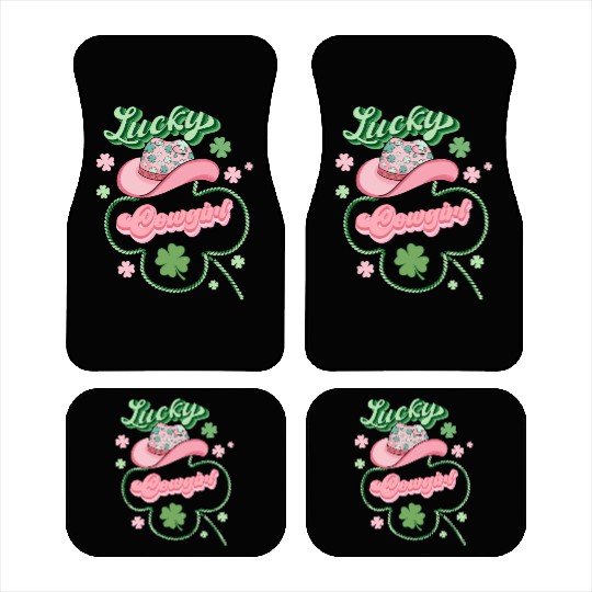 Lucky Cowgirl Car Mats