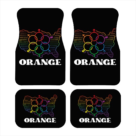 Pride Month Pride Flag LGBT Community LGBTQ Flag Car Mats