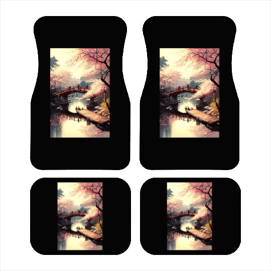 Cherry Blossom Season in Tokyo: A Visual Delight Car Mats