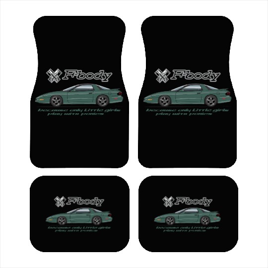 F body Dark Green Car Mats
