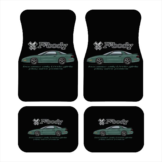 F body Dark Green Car Mats
