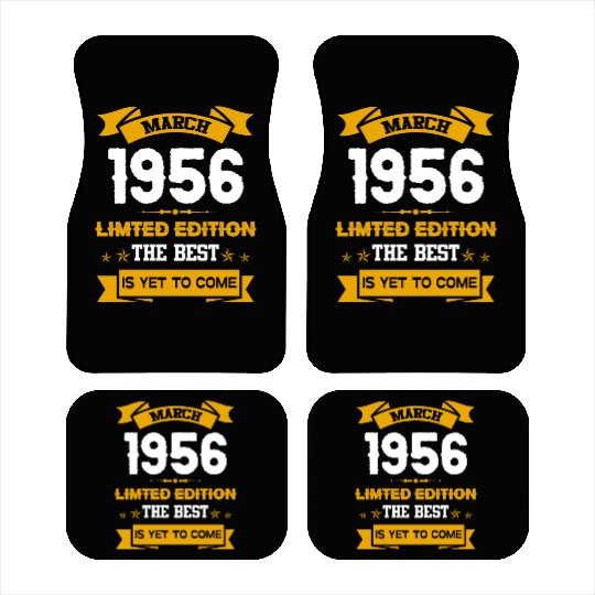 March 1956 Birthday Surprise Car Mats
