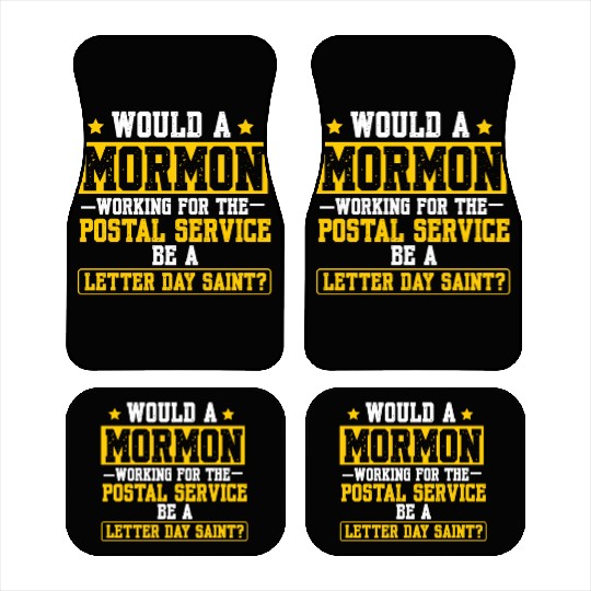 Mormon Jesus Christian God Religion Cross Faith Car Mats