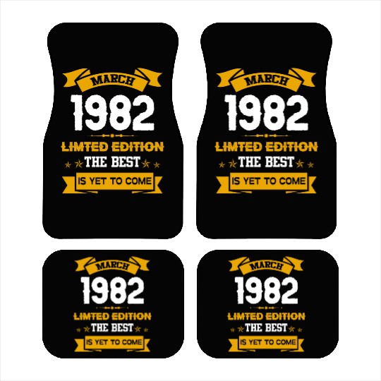 March 1982 Birthday Surprise Car Mats