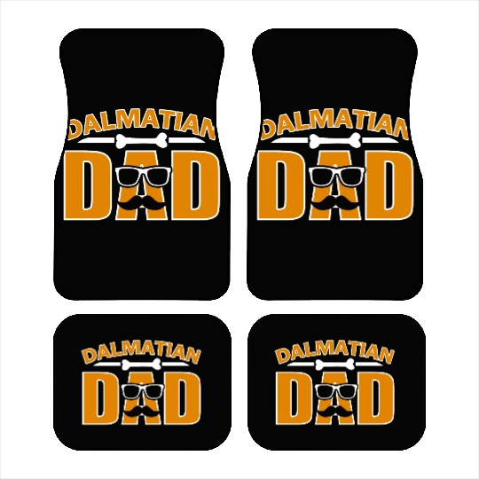 Dalmatian dad for dad dog lover Car Mats