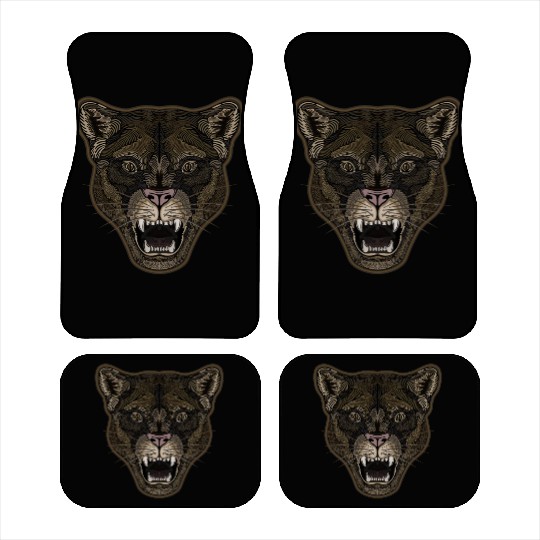 Mountain Lion Graphix Car Mats