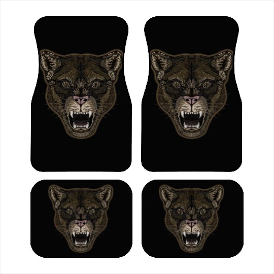 Mountain Lion Graphix Car Mats