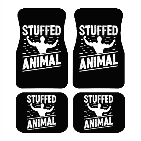 Strongman stuffed animal gym fitness bodybuilding Car Mats