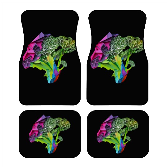 Origami Broccoli: Delightful and Whimsical Paper Car Mats