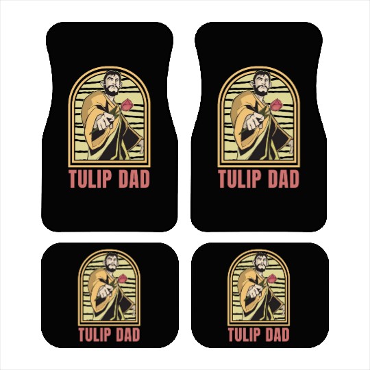 Tulip Gardening Dad Car Mats