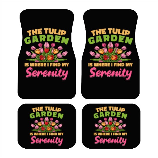 Tulip Gardening Tulips Car Mats