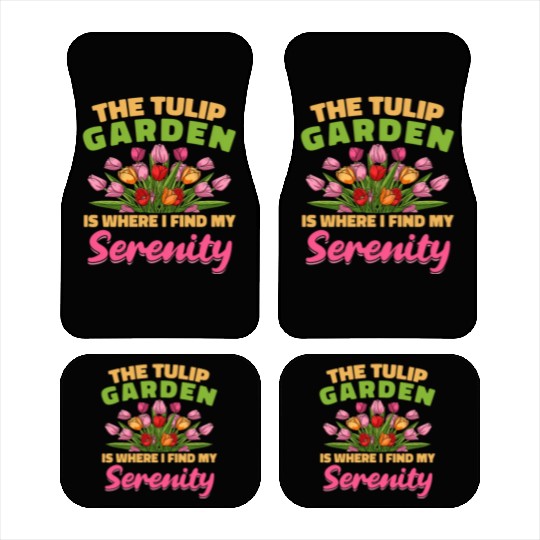 Tulip Gardening Tulips Car Mats