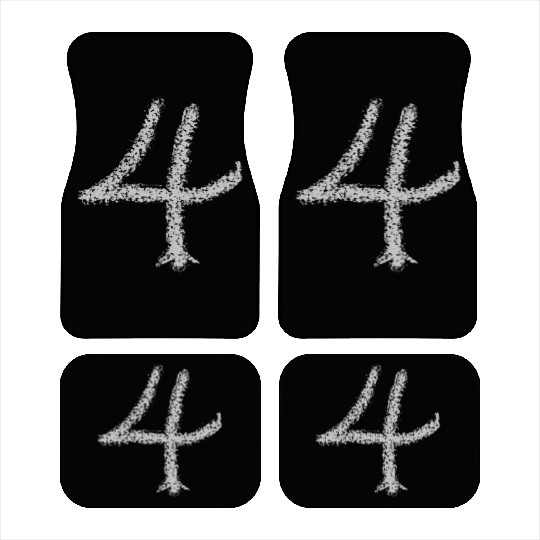 Number 4 - Grey Car Mats