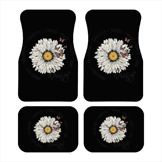 Inspirational Daisy Flower Car Mats