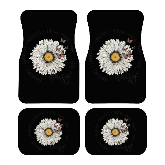 Inspirational Daisy Flower Car Mats