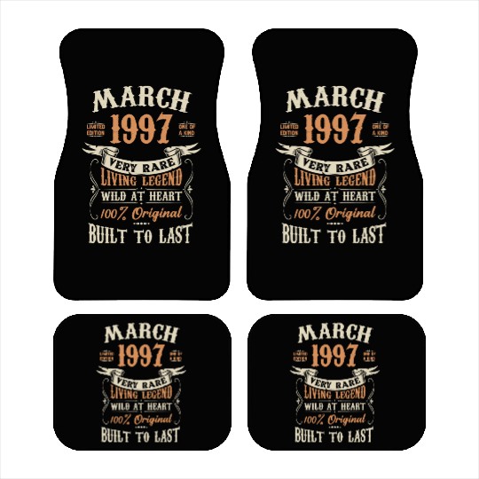 March 1997 Birthday Surprise Car Mats