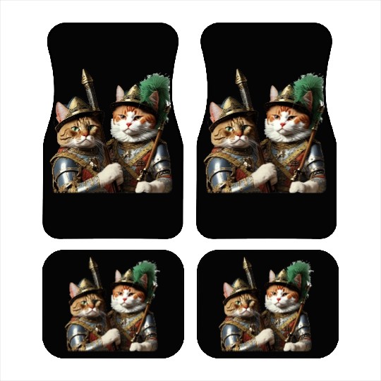 Conquistador Kitties Car Mats