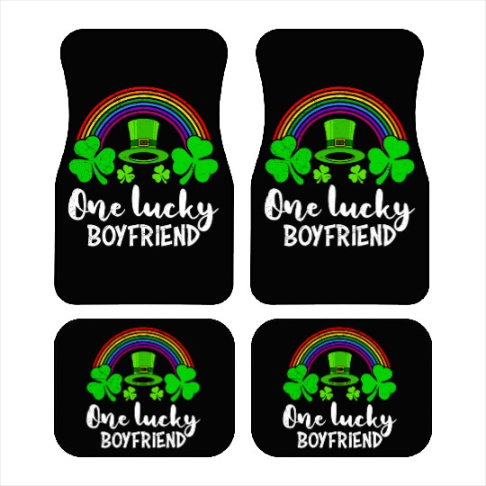 One Lucky Boyfriend St Patrick's Day Car Mats
